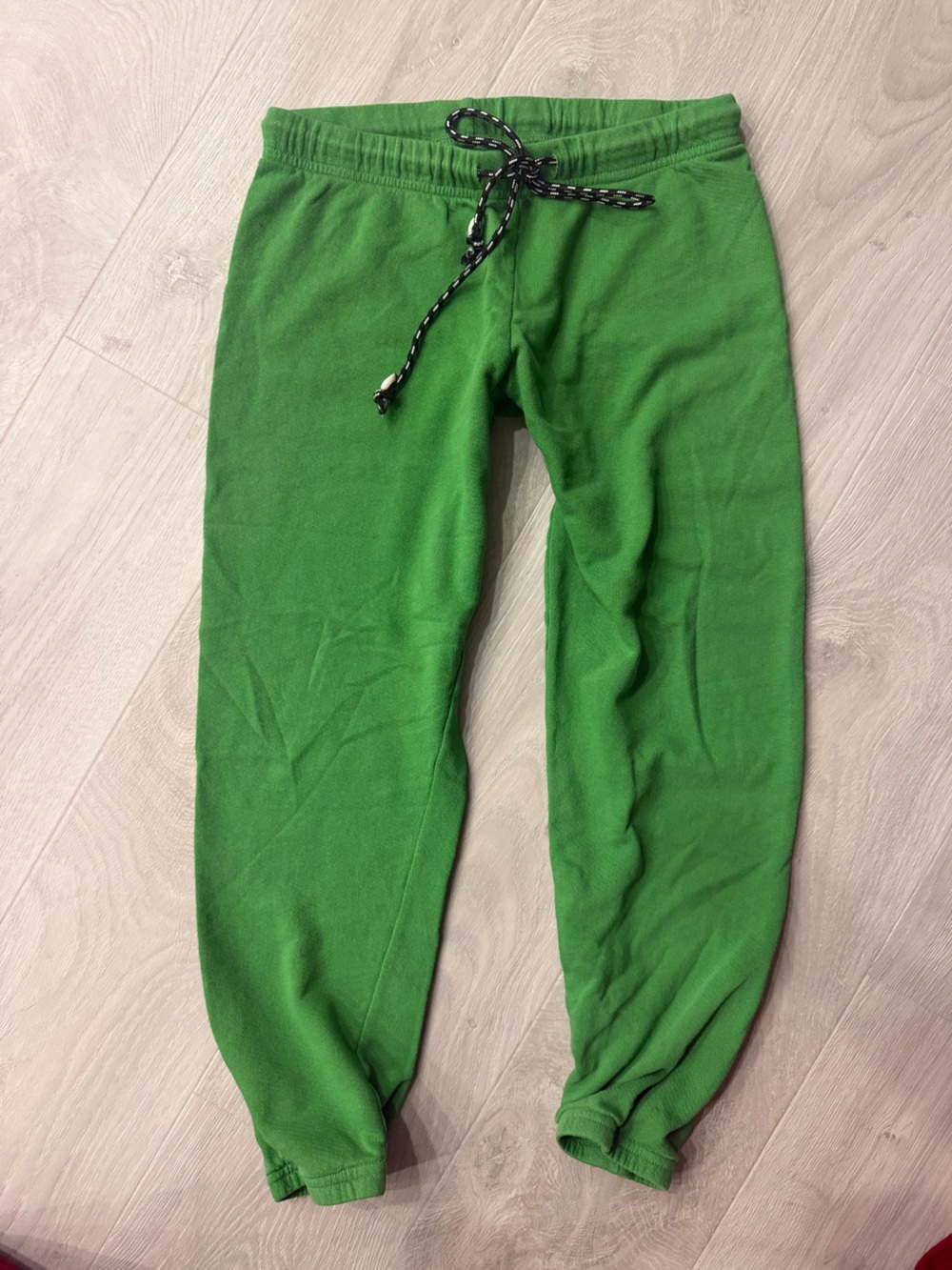 Michael Lauren women’s Green Drawstring Joggers cropped